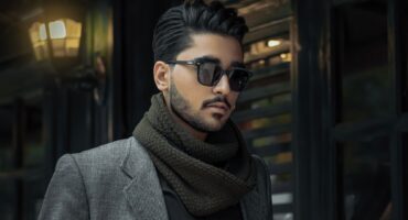 A billionaire who became a Beyorch Accredited Investor wearing grey, black and green.